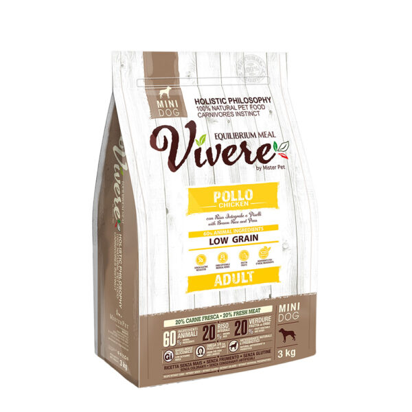 Vivere Low Grain Adult Mini Chicken 3KG