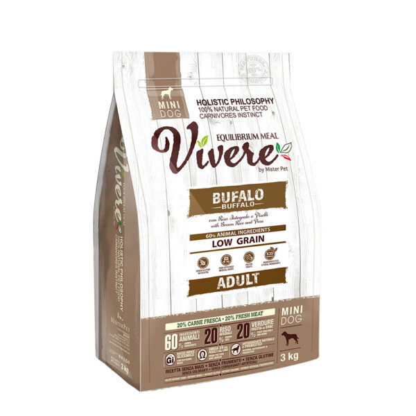 Vivere Low Grain Adult Mini Buffalo 3KG
