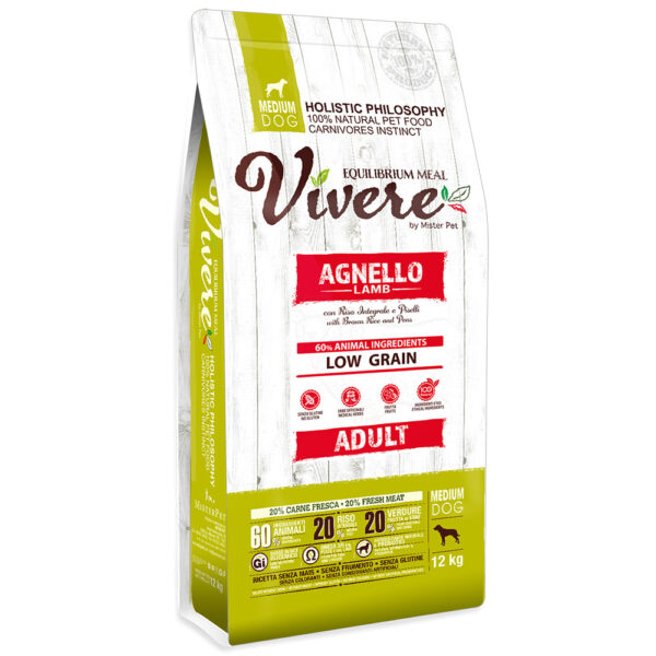 Vivere Low Grain Adult Medium Lamb