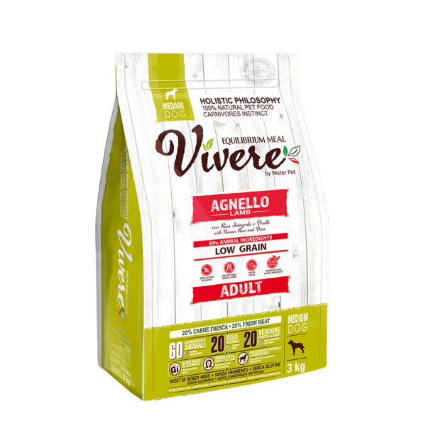 Vivere Low Grain Adult Medium Lamb