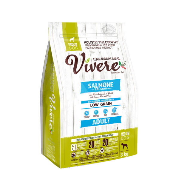 Vivere Low Grain Adult Medium Salmon