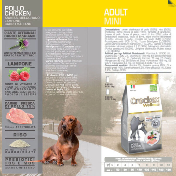 Crockex Wellness Adult Mini Chicken & Rice 2KG