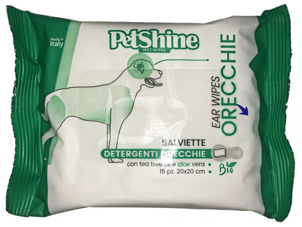 PetShine Υγρά Μαντηλάκια Καθαρισμού Αυτιών