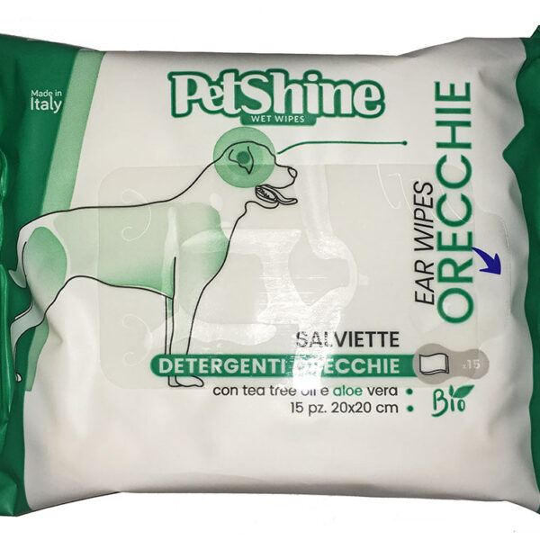 PetShine Υγρά Μαντηλάκια Καθαρισμού Αυτιών