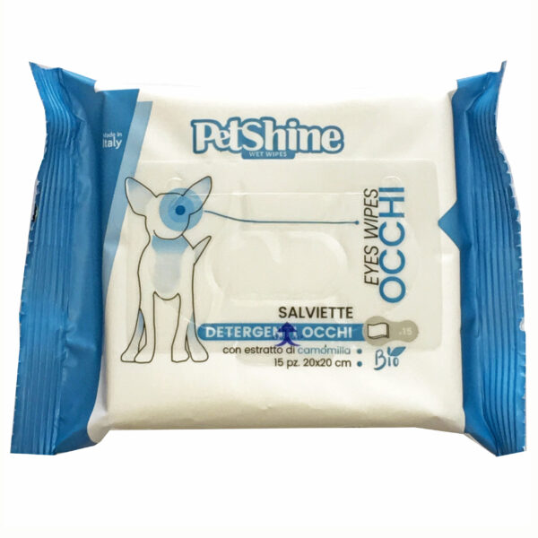 PetShine Υγρά Μαντηλάκια Καθαρισμού Ματιών