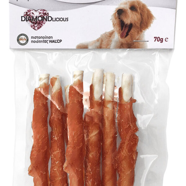 987445 Diamondlicious Sticks με Φιλέτο Κοτόπουλο 70gr