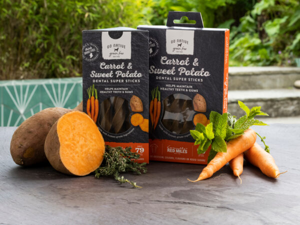 GO NATIVE Super Dental Sticks Carrot and Sweet Potato 150gr
