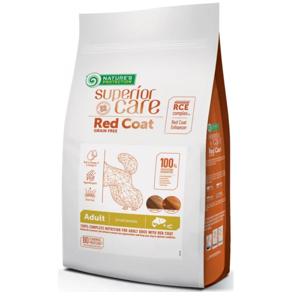 Nature's Protection Superior Care Red Coat Salmon Adult mini