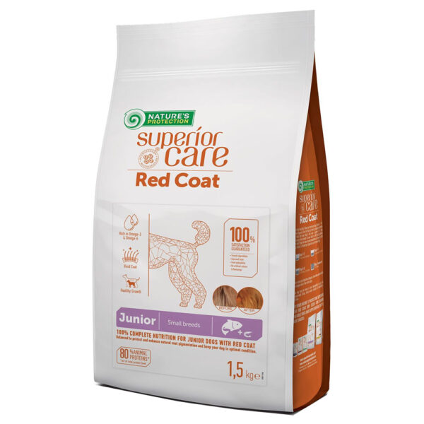 Nature's Protection Superior Care Red Coat Salmon Junior Mini