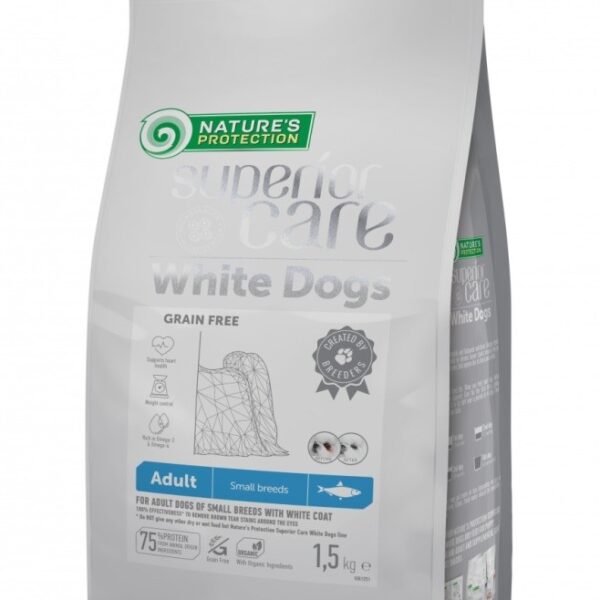White Dog Herring Adult Nature's Protection Superior Care White Dog Herring Adult
