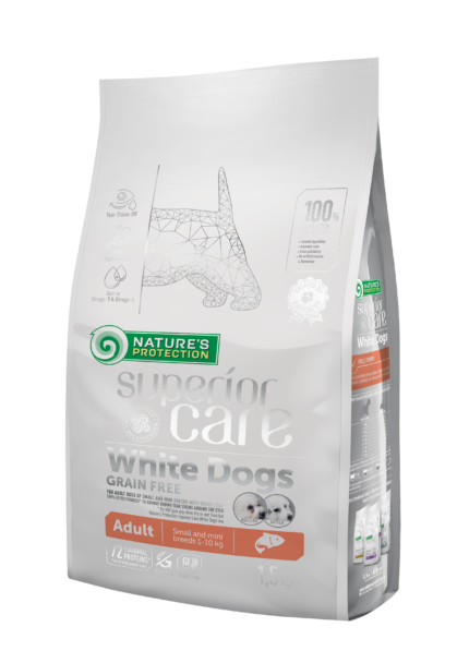 Nature's Protection Superior Care White Dog Salmon Adult