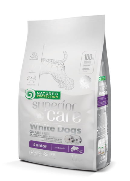 White Dog Salmon Junior Nature's Protection Superior Care White Dog Salmon Junior