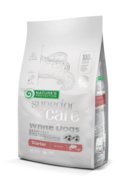 Nature's Protection Superior Care White dog Salmon Starter